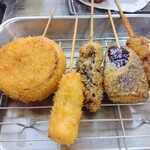 Kushikatsu Takoyaki Aji no Daimaru - 串カツ 5種類