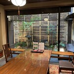 京都一の傳 本店  - 待合室