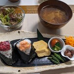 玉むすび - 料理写真:おにぎりランチ　1,100円