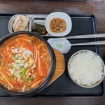 韓国料理 ソウル - スンドゥブ定食　1000円