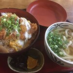 金比羅うどん - 料理写真:カツ丼セット