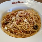 Jolly Pasta Aburo Uruma Ten - ヤリイカとエビのトマトソース869円！