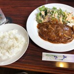 野薔薇 - 料理写真:煮込みハンバーグ