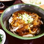 うどん えびす屋 - イベリコ豚のカレー南蛮うどん