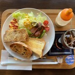 Tokimeguru, Cafe. - モーニングセット アイスコーヒーは＋50円