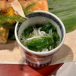 海山里 御料理みなみ - 京水菜としらす煮