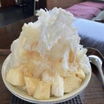 氷工房にはし - 料理写真:生桃ミルク