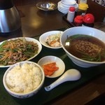 Manpuku Rai Haruta Ten - 青椒肉絲定食