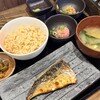 Shinpachi Shokudo Ochanomizu Ten - 朝さば文化干し定食 玄米普通 490円
                高級ネギトロ +90円
                納豆 +30円