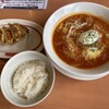 Kouraku En Hiramatsu Ten - トマト&カレーらーめん　餃子セット