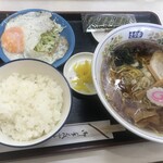 Sakamoto - ラーメン定食（650円）