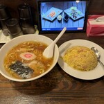 八福食堂 - 半ちゃんラーメンセット　2024/3/26