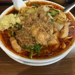 元祖スタミナ満点らーめん すず鬼 - 辛いスタ満ソバ　麺大盛り