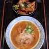 Myojin Soba - 讃岐イリコそばと、ミニチャーシュー丼