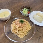 Bistro Banno - 明太冷製パスタランチ