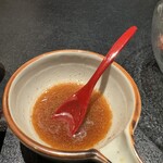 Japanese Cuisine Ginsen - 本物のドレッシング。甘くて、優しく酢が入り、プロってすごいと思う。