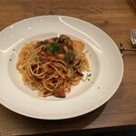 Bistro La Campanella - 自家製ベーコンとナスのアラビアータ