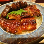 Unagi no Kanemitsu Chunichi Biru Ten - うな肝丼¥3800内