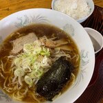 Daikatsu - 本日の日替（ラーメンと小ライス）