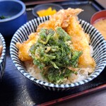 Oshokuji Dokoro Tako Hachi - 2色ミニ丼(1650円)　天丼