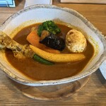 Hakodate Soup Curry Danro - チキン、揚げ玉子トッピング