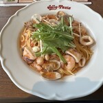 Jolly Pasta Asahikawa Nagayama Ten - 魚介のトマトクリーム ¥979