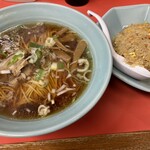 大和家 - ラーメン＋半チャーハン