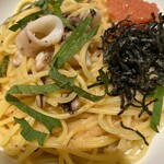 Jolly Pasta Mie Kawagoe Ten - 明太子のブチブチ感とバター風味が旨い(　ﾟдﾟ)ﾝﾏｯ!青しそと海苔が Goodです✌️