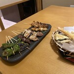 Sasebo Robata Yaki Kirin - 焼き鳥盛り合わせ