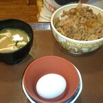 すき家 - 牛丼　並　たまごセット￥350＋￥120 合計￥470