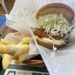 Mos Burger Utsu Bon Cho Ten - エビカツバーガーセット❤️