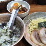 Bonobono - 塩つけ麺＋チャーシュー＆ミニ角煮丼