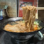 Furaiken Kano Honten - うま辛とんこつ
                        ※もち麦麺
                        ※麺ふつう
                        ※スープこってり
                        ※ねぎ多め