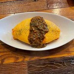 プランピーマニア - 料理写真:キーマカレーオムライス