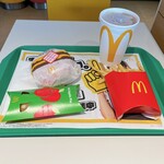 McDonald's Sapporo Susukino Ten - ダブルチーズバーガーセット / アップルパイ