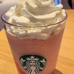 STARBUCKS COFFEE Kuzha Mo-Ru Hananomo-Ru Ten - ラブ & ピーチ フラペチーノ