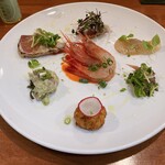 Ristorante Noro - ★8.5本日の前菜　旬のお魚の食べ比べ