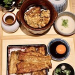 UNAGI NO OTAFUKU Sakae Moto Ten - うな重 お多福盛り・特上ひつまぶし