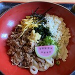 Udon Yamakawa Kashiwara Kokubun Ten - ぶっかけ肉うどん