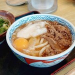 Dondon Yumetaunyanaiten - ■ 山かけ肉うどん