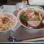 醤油屋本店 - 炒めごはんセット着丼！