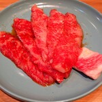 Yakiniku Namonaki Meiten e Ittou Nyuukon Ichimai Uri Yakiniku - 黒毛和牛カルビ①