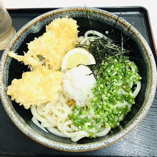 手打うどん くうかい - 料理写真:鶏天ぶっかけ