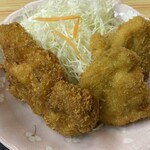 Tonkatsu Sanjo - 日替り定食の串カツ