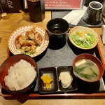 Miso to Kunsei no Private rooms Izakaya Tetsuji - 若鶏のみそ唐揚げ御膳800円