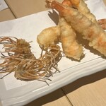 Tempura to Wine Ooshio Nakano Ten - 天使の海老〜頭付き〜