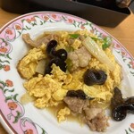 餃子の王将 - 肉と玉子のいりつけ