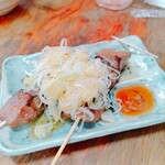 Gensen Motsu Sakaba Ebisu San Eko Nakamise Ten - ★★★塩レバー 700円 レバーは分厚く 食べ応えがある が塩味が薄く 味がイマイチ