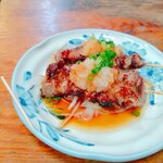 Gensen Motsu Sakaba Ebisu San Eko Nakamise Ten - ★★ハラミ 600円 ハラミとは思えないほど肉が固く 美味しくない