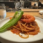 W aoyama The Cellar & Grill - パスタも美味しい。ソースもだけど麺が美味しい